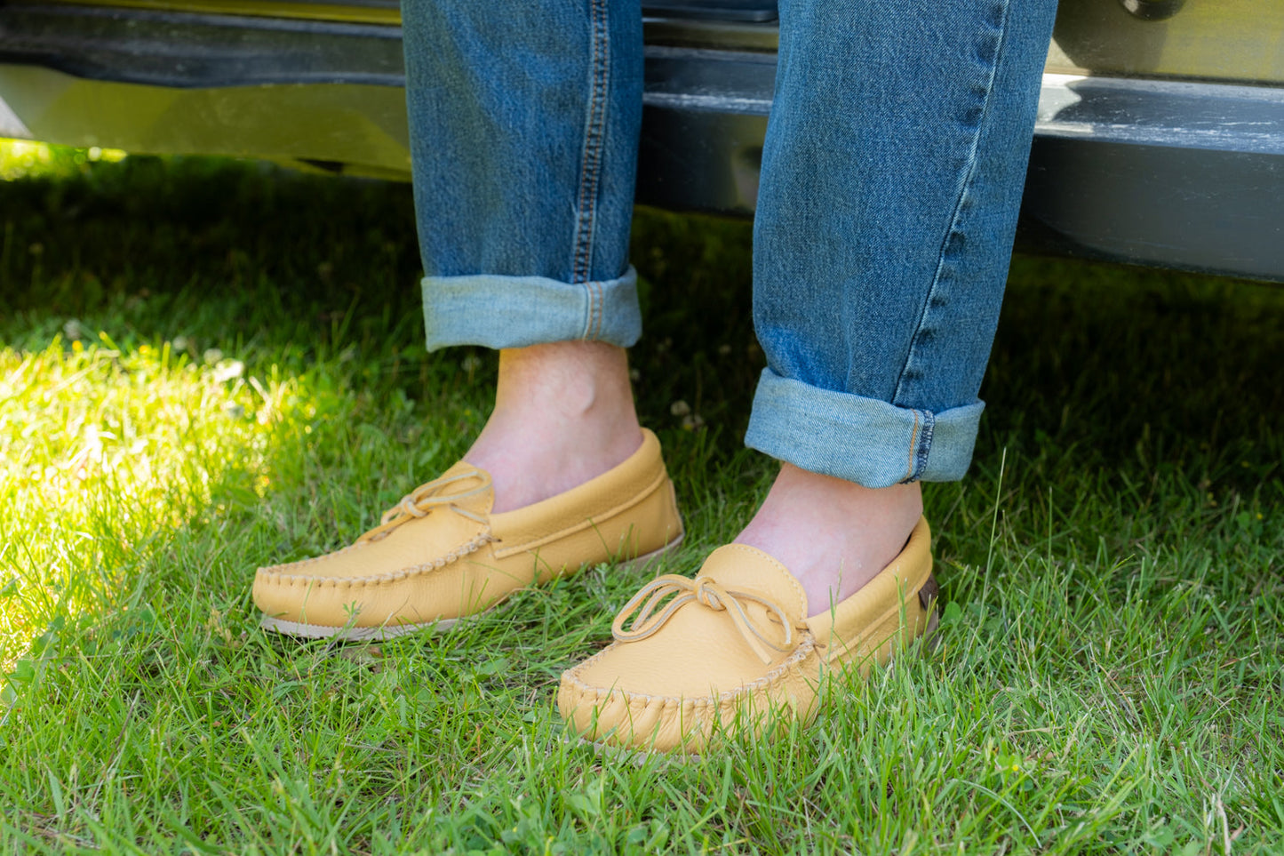 Men's Moose Hide Moccasin Shoes