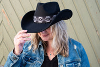 Aztec Vegan Fabric Cowboy Hat