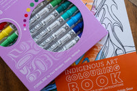 Indigenous Art Felt Markers - 12 Pack