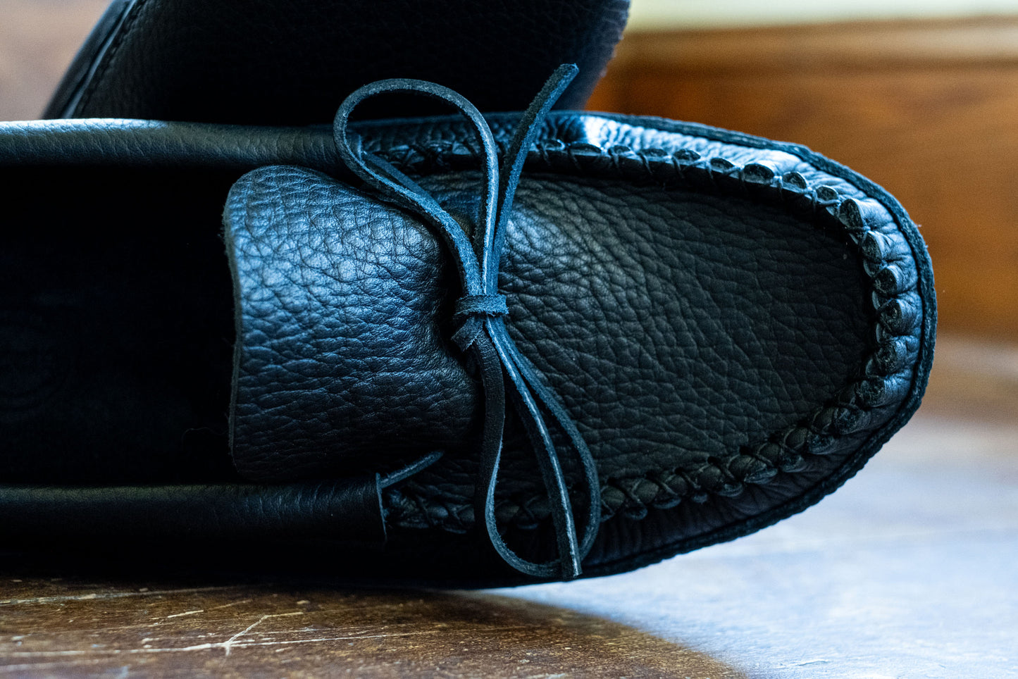 Men's Moose Hide Moccasin Slippers