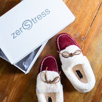 Women's Lynette Lined Suede Slippers with Sole (Clearance - Final Sale)