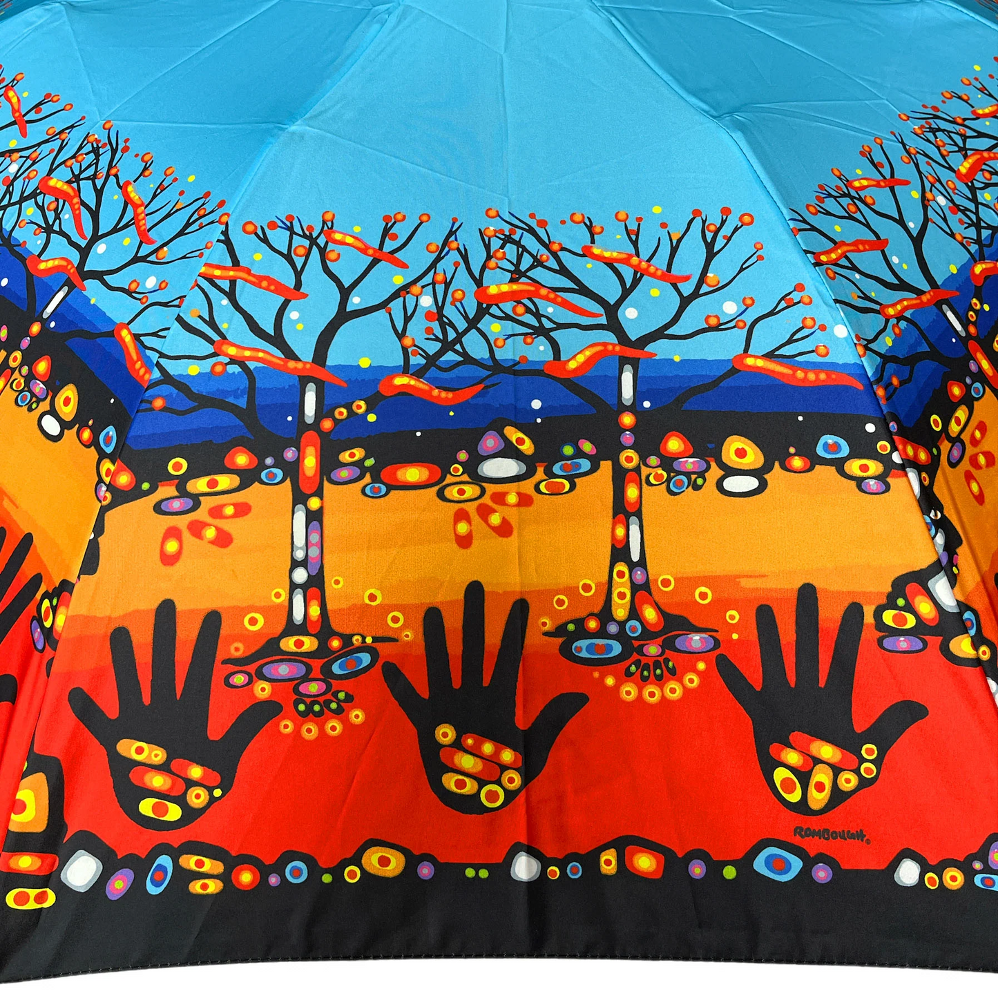 Indigenous Art Collapsible Umbrella