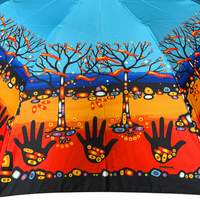 Indigenous Art Collapsible Umbrella