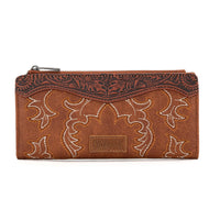 Embroidered Bi-Fold Wallet