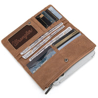 Embroidered Bi-Fold Wallet