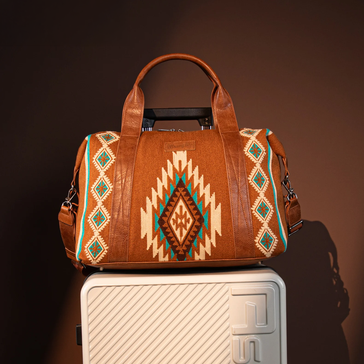 Wrangler Southwestern Print Duffle Bag