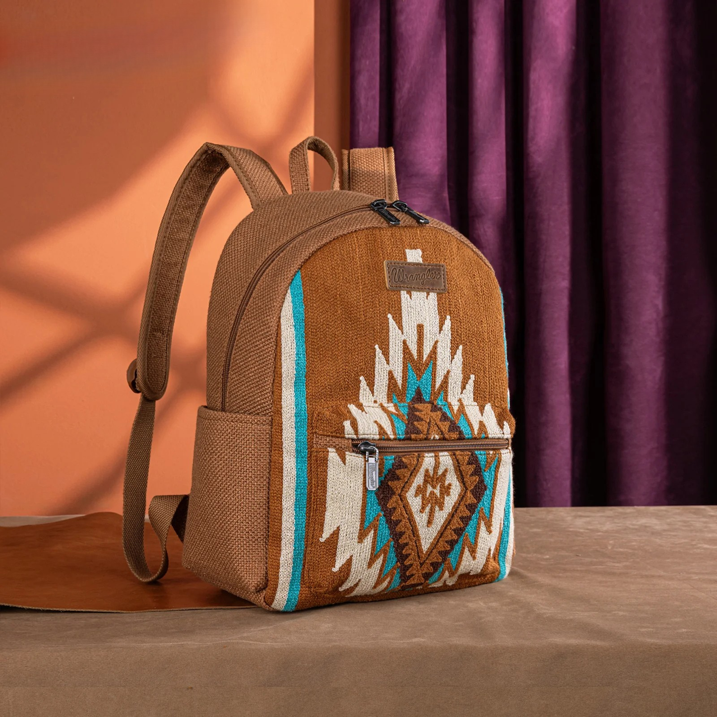 Southwestern Knitted Backpack