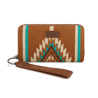 Southwestern Knitted Wallet Wristlet