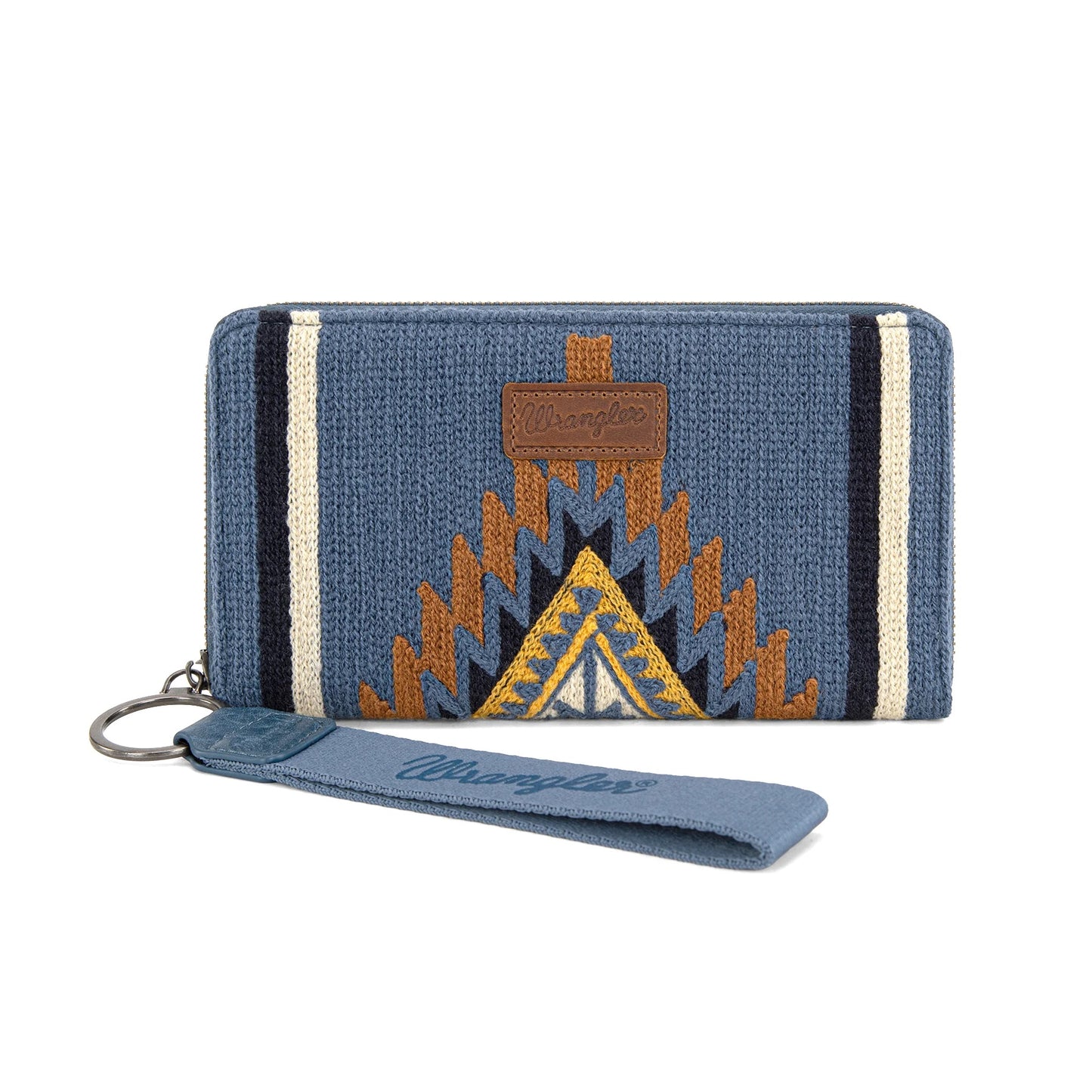 Southwestern Knitted Wallet Wristlet