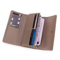 Western Floral Tooled Tri-Fold Wallet Wristlet