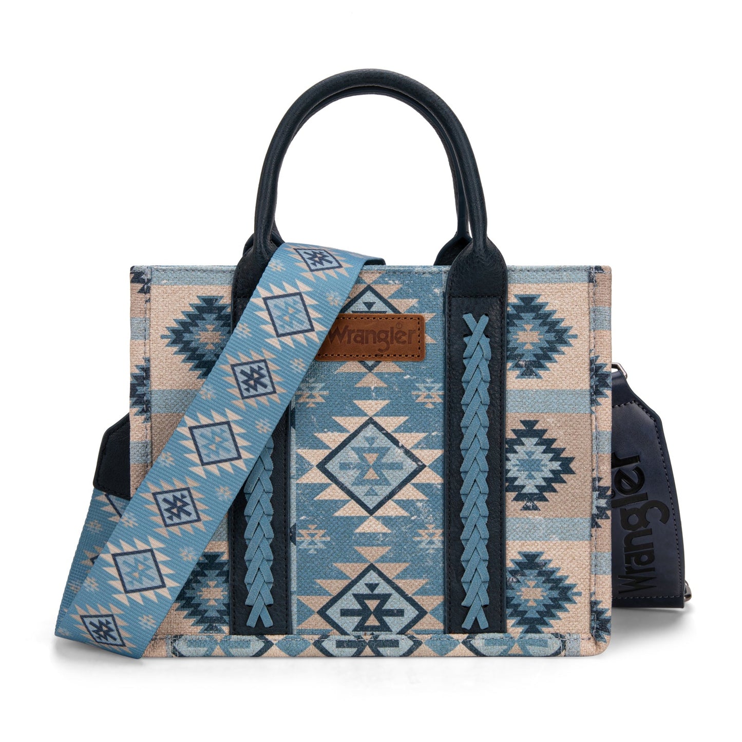 Southwestern Print Small Canvas Tote