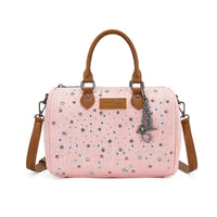 Wrangler Western Rhinestone Denim Boston Bag