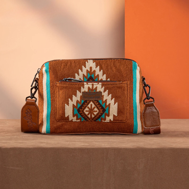 Southwestern Knitted Crossbody Bag
