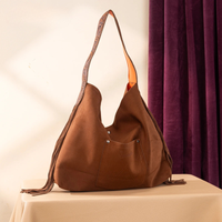 Fringe Floral Tooled Hobo Bag