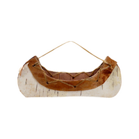 Mini Birchbark Canoe Ornament