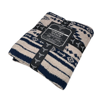 Aztec Sherpa Throw Blanket