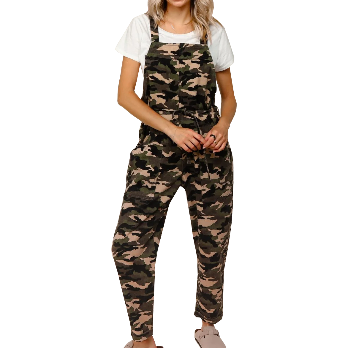 Women's Camo Comfy Overall Jumpsuit