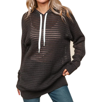 Women's Fishnet Pullover Hoodie