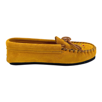 Children's Beaded Suede Moccasin Shoes