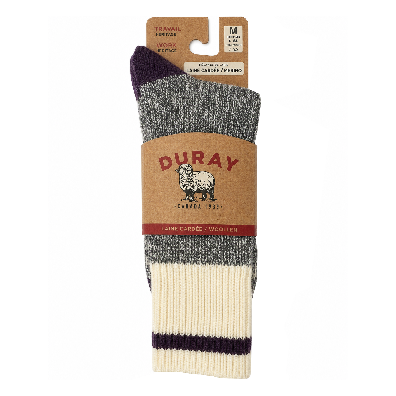 Marled Wool Socks
