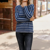 Women's Cotton Stripe Top