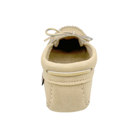 Men's Ivory Wide Moccasin Slippers