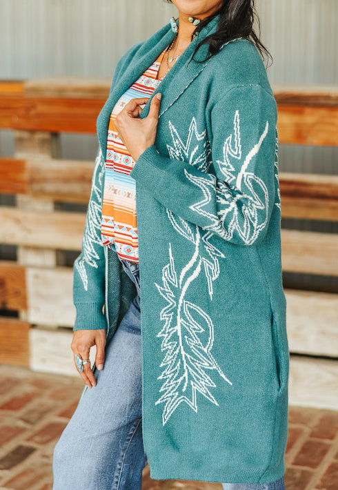 Women's Boot Stitch Detail Cardigan