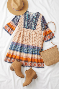 Girls Bohemian Dress