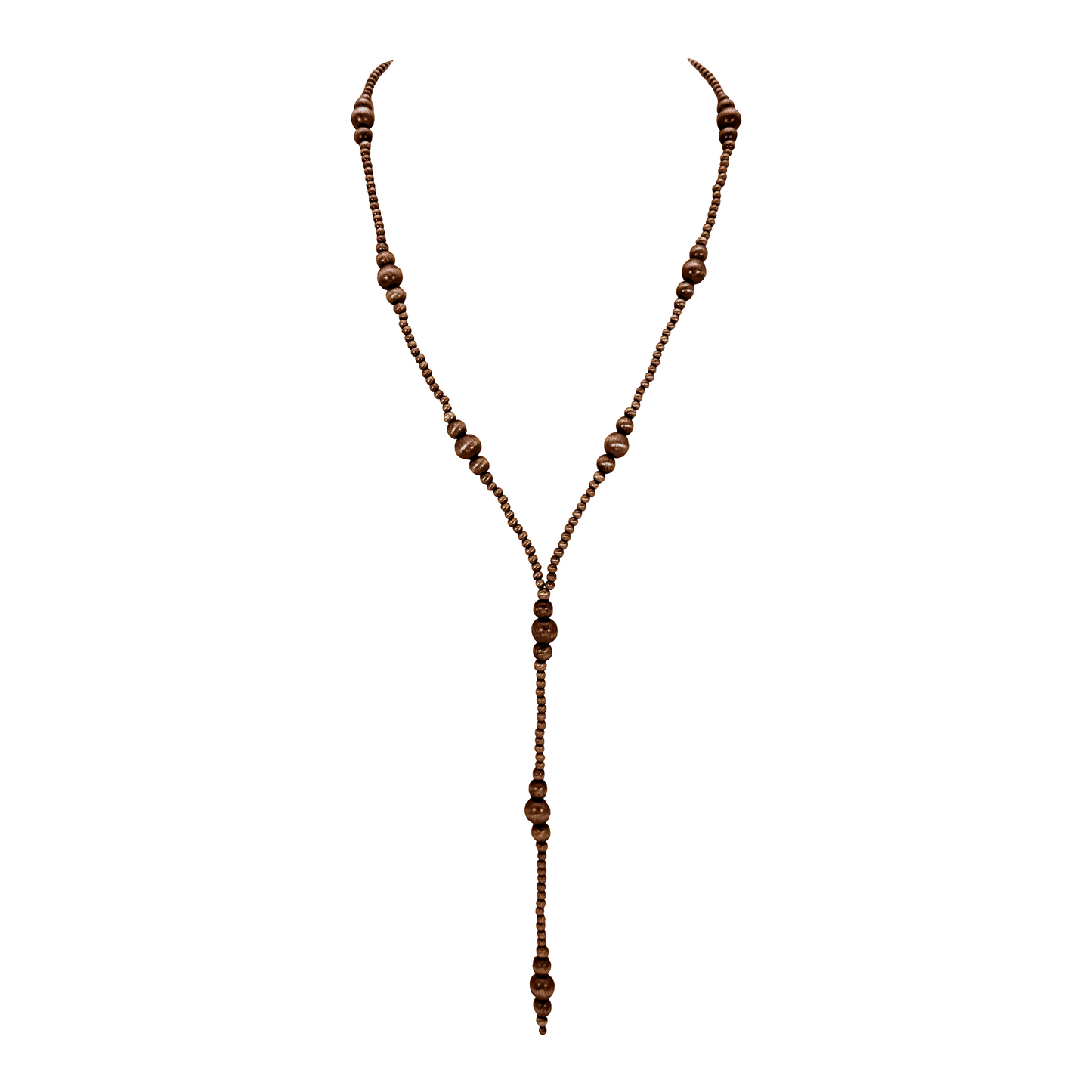 Navajo Pearl Bead Y-Necklace