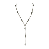Navajo Pearl Bead Y-Necklace