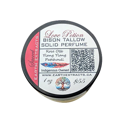 Earth Extracts Love Potion Bison Tallow Perfume
