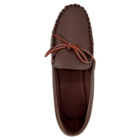 Men's Leather Moccasin Slippers (Clearance)