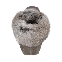 Men's Rabbit Fur Thunderbird Moccasin Slippers