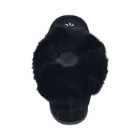 Men's Rabbit Fur Moccasin Slippers with Sole