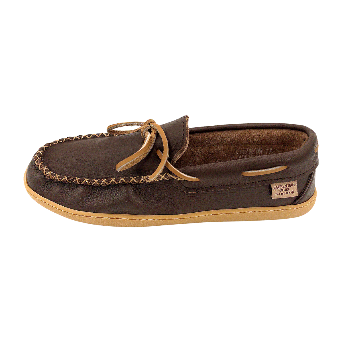 Men's Memory Foam Wide Leather Moccasin Shoes