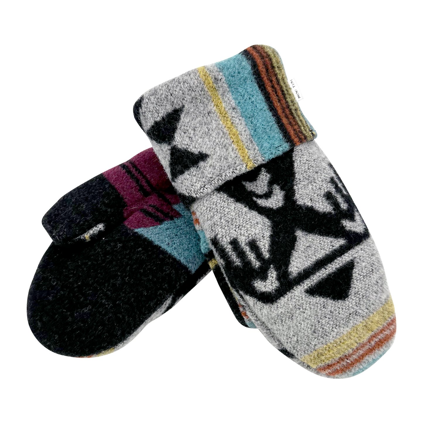 Indigenous Design Wool Blend Mittens