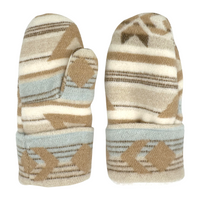 Indigenous Design Wool Blend Mittens