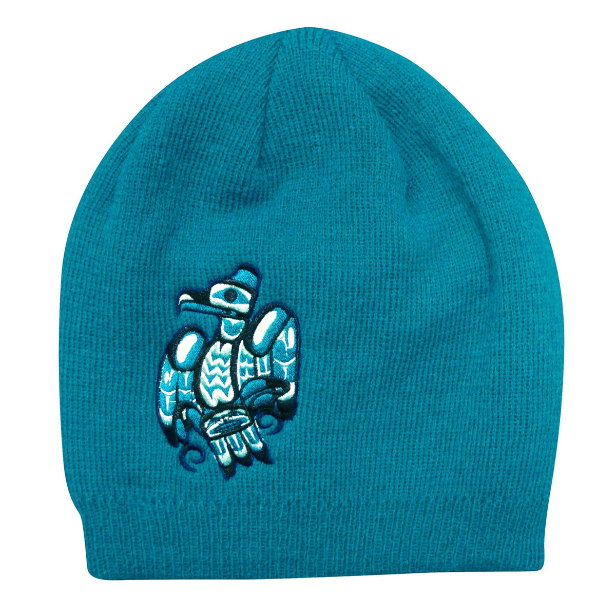 Vintage Eisbär Beanie Hat Cap Eistor Knit Merino‎ Wool Aztec Tribal Teal Blue Mountain Scene Beanie | Sierra Nevada Brewing Co main image 4