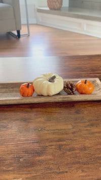 Rustic Rectangular Wood Tray