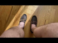 Men's Moose Hide Memory Foam Moccasin Shoes