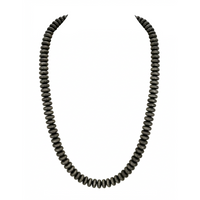 Navajo Pearl Silver-Tone Bead Necklace