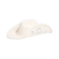 Rhinestone Embroidered Western Cowboy Hat