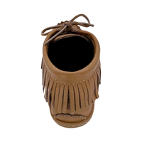 Women's Fringed Embroidered Moccasin Shoes
