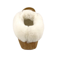 Women's Sheepskin Beaded Moccasin Slippers