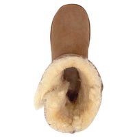 Women's Sheepskin Toggle Winter Boots (Clearance)