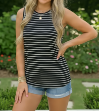 Women's Striped Tank Top